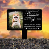 Custom Photo Dog Loss Memorial Stake Personalized Pet Grave Marker Photo Tribute Plaque for Bereaved Dog Owners Dog