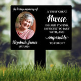 Custom Photo Grave Marker Temporary Grave Marker With Photo Outdoor Memorial Plaque Sympathy Plaque Remembrance Plaque