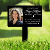 Custom Photo Grave Marker Temporary Grave Marker With Photo Outdoor Memorial Plaque Sympathy Plaque Remembrance Plaque