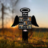 Custom Photo Grave Marker Temporary Grave Marker With Photo Outdoor Memorial Plaque Sympathy Plaque Remembrance Plaque