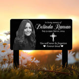 Custom Photo Grave Marker Temporary Grave Marker With Photo Outdoor Memorial Plaque Sympathy Plaque Remembrance Plaque
