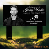 Custom Photo Grave Marker Temporary Grave Marker With Photo Outdoor Memorial Plaque Sympathy Plaque Remembrance Plaque
