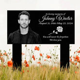 Custom Photo Grave Marker Temporary Grave Marker With Photo Outdoor Memorial Plaque Sympathy Plaque Remembrance Plaque