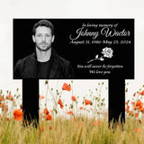 Custom Photo Grave Marker Temporary Grave Marker With Photo Outdoor Memorial Plaque Sympathy Plaque Remembrance Plaque
