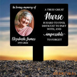 Custom Photo Grave Marker Temporary Grave Marker With Photo Outdoor Memorial Plaque Sympathy Plaque Remembrance Plaque