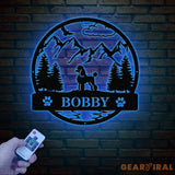 Custom Poodle Metal Sign Dog Name Sign Personalized Poodle Wall Decor Dog Lovers Wall Art Dog Mom Gifts Pet Lovers Gift