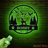 Custom Poodle Metal Sign Dog Name Sign Personalized Poodle Wall Decor Dog Lovers Wall Art Dog Mom Gifts Pet Lovers Gift