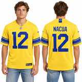 Custom Puka Nacua Los Angeles Rams Fan Inspired Game Player Jersey - White