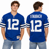 Custom Roger Staubach Dallas Cowboys Fan Inspired Legacy Replica Jersey - Royal