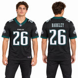 Custom Saquon Barkley Philadelphia Eagles Fan Inspired Alternate Premium F.U.S.E. Stitched Premium Limited Jersey - Black