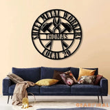 Custom Sheet Metal Workers Wall Art with LED Lights Personalized Metal Sign Gift for Husband or Dad Christmas Gift for