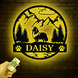 Custom Sheetland Sheepdog Metal Sign Dog Name Sign Sheetland Sheepdog Wall Decor Dog Lovers Wall Art Dog Mom Gifts Pet