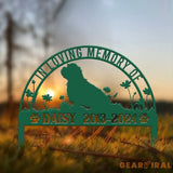 Custom Shih Tzu Memorial Metal Stake - Personalized Pet Grave Marker Remembrance Sign Sympathy Gift Shih Tzu Lover Loss