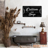 Custom Sign-Your Custom Text Metal Sign-Your Logo Here Sign-Metal Sign Custom-Your Text Here Sign-Custom Design