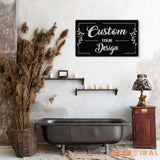 Custom Sign-Your Custom Text Metal Sign-Your Logo Here Sign-Metal Sign Custom-Your Text Here Sign-Custom Design