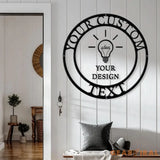 Custom Sign-Your Custom Text Metal Sign-Your Logo Here Sign-Metal Sign Custom-Your Text Here Sign-Custom Design