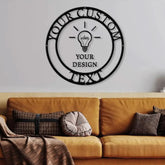 Custom Sign-Your Custom Text Metal Sign-Your Logo Here Sign-Metal Sign Custom-Your Text Here Sign-Custom Design