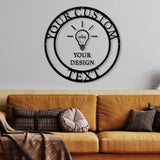 Custom Sign-Your Custom Text Metal Sign-Your Logo Here Sign-Metal Sign Custom-Your Text Here Sign-Custom Design