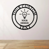Custom Sign-Your Custom Text Metal Sign-Your Logo Here Sign-Metal Sign Custom-Your Text Here Sign-Custom Design