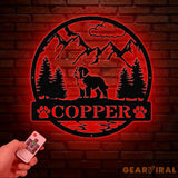 Custom St Bernard Metal Sign Dog Name Sign Personalized St Bernard Wall Decor Dog Lovers Wall Art Dog Mom Gifts Pet