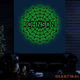 Custom Superhero Spider Name Sign Personalized Spider Web Name Sign Superhero Name Wall Art Birthday Decor Kids