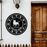 Custom Taurus Zodiac Metal Wall Art Personalized Taurus Zodiac Name Sign Decoration For Room Horoscope Home Decor