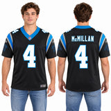 Custom Tetairoa McMillan Carolina Panthers Fan Inspired Team Premium F.U.S.E. Stitched Premium Limited Jersey - Black
