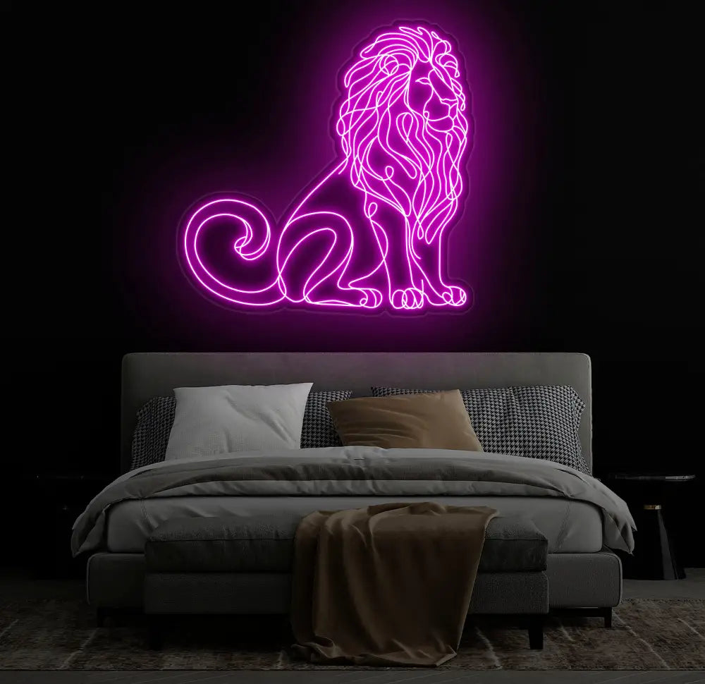 Custom Tiger LED Neon Sign - Wall Decor for Living Room Neon Light Art Business Logo Sign Unique Tiger Neon Wall Hanging