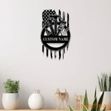 Custom Tools Repair Metal Sign with LED Light Personalized Tools Shop Name Sign Mechanic Tools Decoration Garage Sign