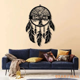 Custom Tree Of Life Dream Catcher Metal Wall Art with Led Lights Dreamcatcher Wall Hanging Dreamcatcher Decor Christmas