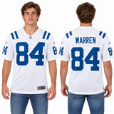 Custom Tyler Warren Indianapolis Colts Fan Inspired Team Game Jersey - Royal