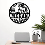 Custom Unicorn Name Sign with Led Lights Personalized Unicorn Lover Name Sign Nursery Decor Girls Room Decor Christmas