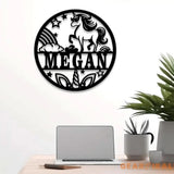 Custom Unicorn Name Sign with Led Lights Personalized Unicorn Lover Name Sign Nursery Decor Girls Room Decor Christmas