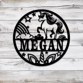 Custom Unicorn Name Sign with Led Lights Personalized Unicorn Lover Name Sign Nursery Decor Girls Room Decor Christmas