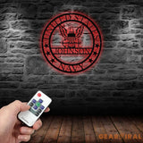 Custom US Navy Metal Sign United States Navy Sign USA Navy Sign Armed Force Sign Army Gift Retirement Gift,Military