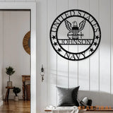 Custom US Navy Metal Sign United States Navy Sign USA Navy Sign Armed Force Sign Army Gift Retirement Gift,Military