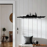 Custom US Navy Ships Metal Sign with Led Light Navy Veterans Gift Navy Gifts For Men Fathers Day Gift For Navy Dad