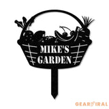 Custom Vegetables Garden Sign Vegetables Garden Stake Metal Yard Art Vegetable Plot Markers Gardener Gift Outdoor Sign