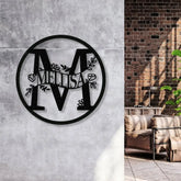 Custom Wall Art LED Light Monogram Wall Decor Family Name Sign Wedding Gift - Gearviral