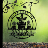 Custom Welcome Garden Sign Personalized Metal Garden Sign Garden Decor Greenhouse Metal Sign Gardener Gift Outdoor Decor
