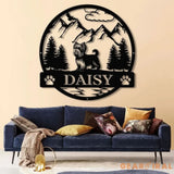 Custom Yorkshire Terrier Metal Sign Dog Name Sign Yorkie Wall Decor Dog Lovers Wall Art Pet Lover Gift Dog Mom Gifts