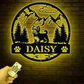 Custom Yorkshire Terrier Metal Sign Dog Name Sign Yorkie Wall Decor Dog Lovers Wall Art Pet Lover Gift Dog Mom Gifts