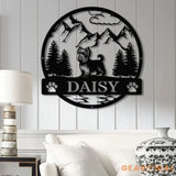 Custom Yorkshire Terrier Metal Sign Dog Name Sign Yorkie Wall Decor Dog Lovers Wall Art Pet Lover Gift Dog Mom Gifts