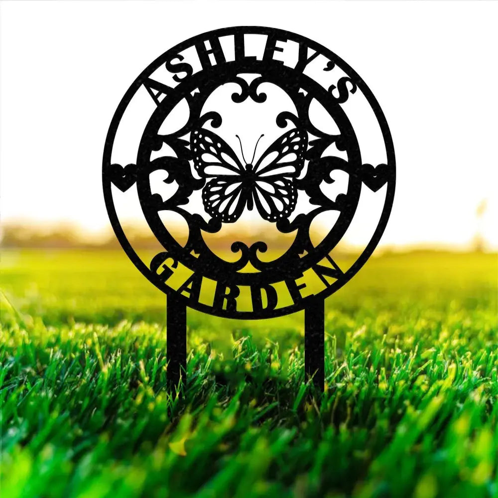 Custom Your Garden Sign Personalized Garden Stake Metal Garden Sign Gardener Name Sign Gardener Gift Yard Decor