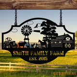 Custom Your Metal Farm Sign Design Your Own Farm Sign Farmhouse Metal Sign Farmhouse Decor Ranch Sign Farm Gate Sign