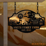 Custom Your Metal Farm Sign Design Your Own Farm Sign Farmhouse Metal Sign Farmhouse Decor Ranch Sign Farm Gate Sign