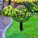 Custom Your Own Metal Stake | Outdoor Business Metal Stake Personalized Name Yard Sign Outdoor Door Garden Decor Logo