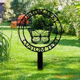 Custom Your Own Metal Stake | Outdoor Business Metal Stake Personalized Name Yard Sign Outdoor Door Garden Decor Logo