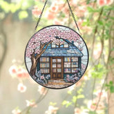 Customized Book Store Suncatcher Book Window Decor Book Lover Gift,Book store Glass Window Decor Indoor Decor