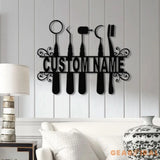 Custon Dental Hygineist Metal Wall Art with LED Light Dental Assistant Gifts Dental Student Gift Dentist Office Decor